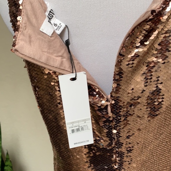 BB Dakota X REVOLVE Garland Sequin Dress Rose Gold - Picture 12 of 12